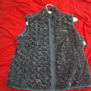 Columbia Plush Navy Vest